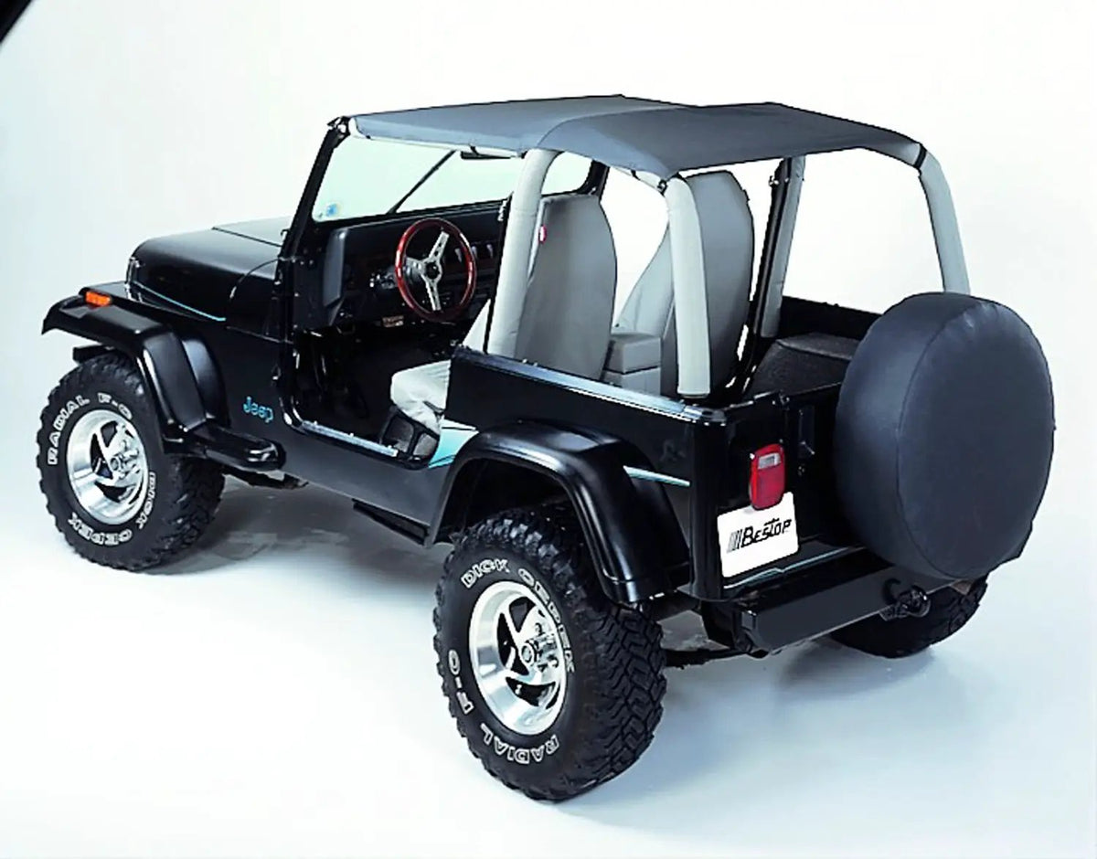 Strapless Safari Bikini - Jeep '92-95 Wrangler YJ (Black Denim) by Bestop