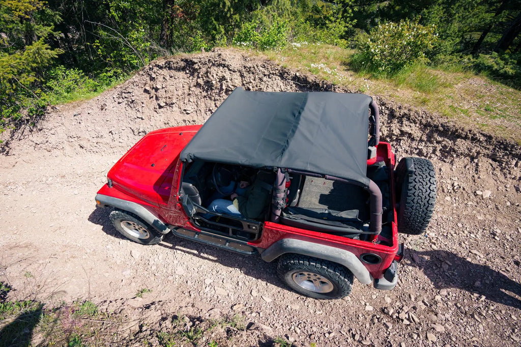 Header Safari Bikini - Jeep '97-02 Wrangler TJ (Black Denim) by Bestop