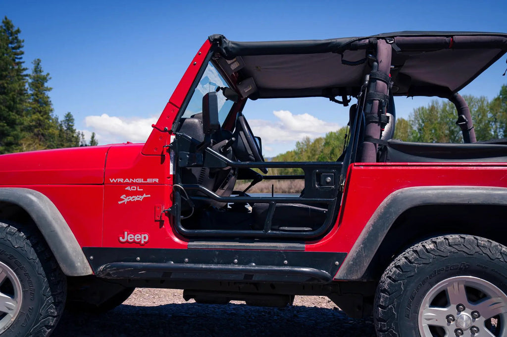 Header Safari Bikini - Jeep '97-02 Wrangler TJ (Black Denim) by Bestop