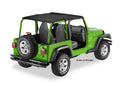 Header Safari Bikini - Jeep '04-06 Wrangler TJ Unlimited (Black Diamond) by Bestop
