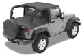 Header Targa Bikini - Jeep '07-09 Wrangler JK 2-Door (Black Diamond) by Bestop