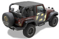 Header Safari Bikini - Jeep '10-18 Wrangler JK 2-Door (Black Diamond) by Bestop