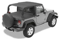 Header Safari Bikini - Jeep '07-09 Wrangler JK 2-Door (Black Diamond) by Bestop