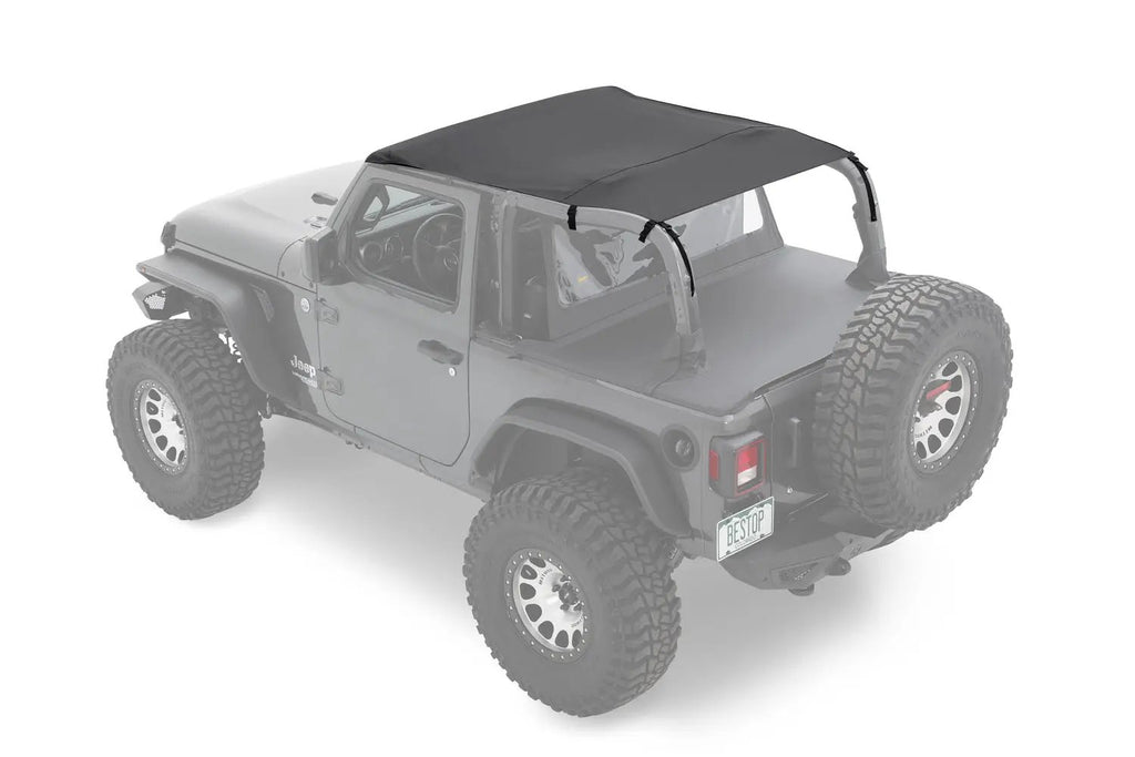 Header Safari Bikini - Jeep '18-2023 Wrangler JL 2-Door (Black Diamond) by Bestop