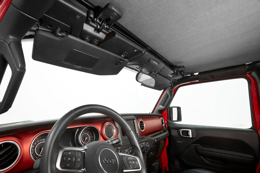 Header Safari Bikini - Jeep '18-2023 Wrangler JL 4-Door (Black Diamond) by Bestop
