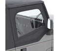 Fabric Door Skins - Jeep '88-95 Wrangler YJ (Black Denim) by Bestop