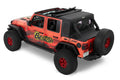 Halftop Soft Top - Jeep '18-2023 Wrangler JL 4-Door (Premium Black Twill) by Bestop