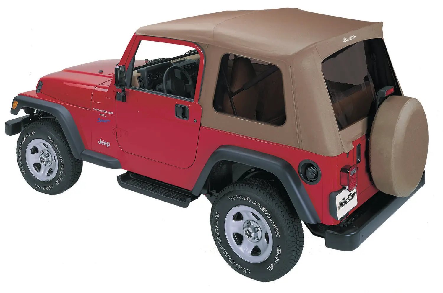 Supertop(R) Classic Squareback Soft Top for Jeep by Bestop