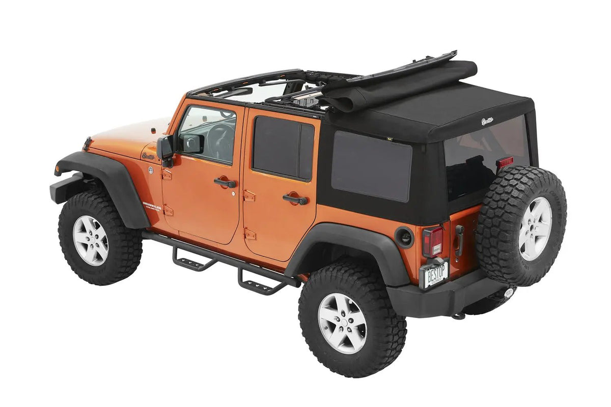 Supertop Ultra - Jeep '07-18 Wrangler JK 4-Door (Premium Black Twill) by Bestop