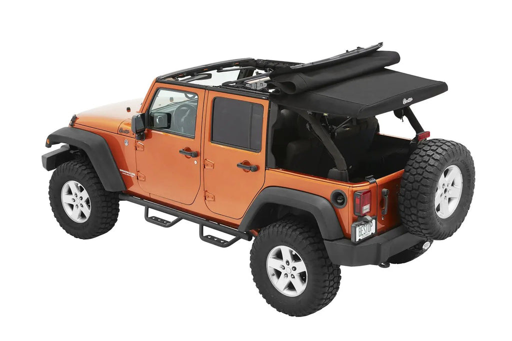 Supertop Ultra - Jeep '07-18 Wrangler JK 4-Door (Premium Black Twill) by Bestop