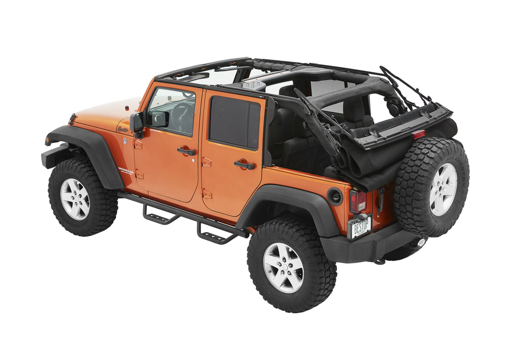 Supertop Ultra - Jeep '07-18 Wrangler JK 4-Door (Premium Black Twill) by Bestop