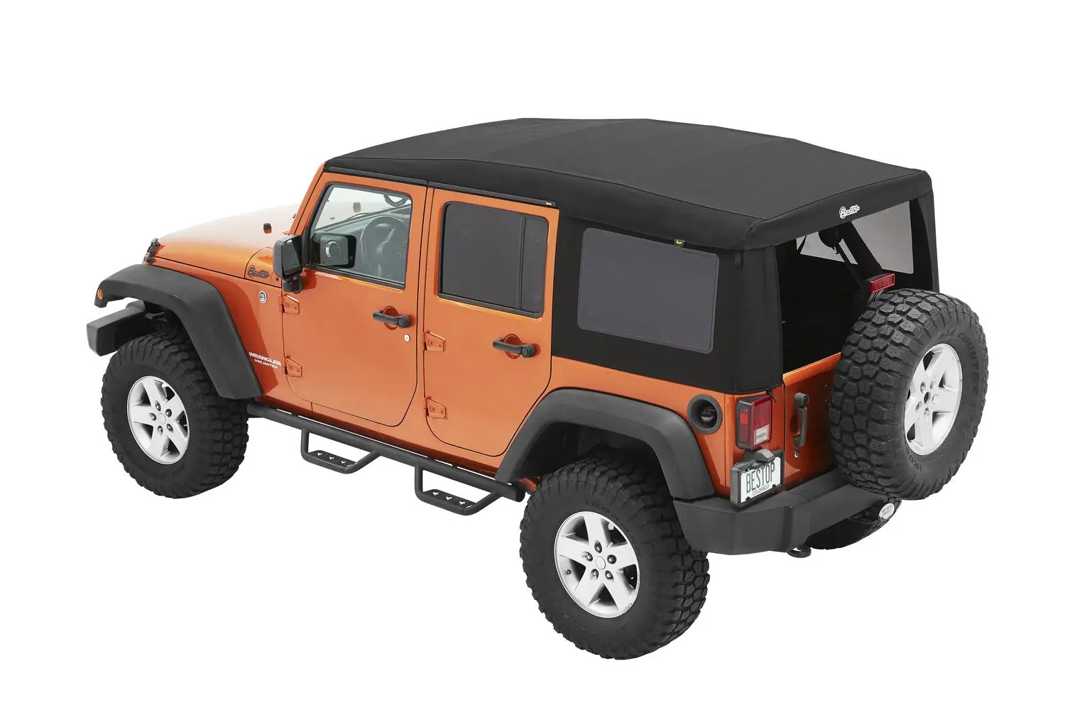 Supertop Ultra - Jeep '07-18 Wrangler JK 4-Door (Premium Black Twill) by Bestop