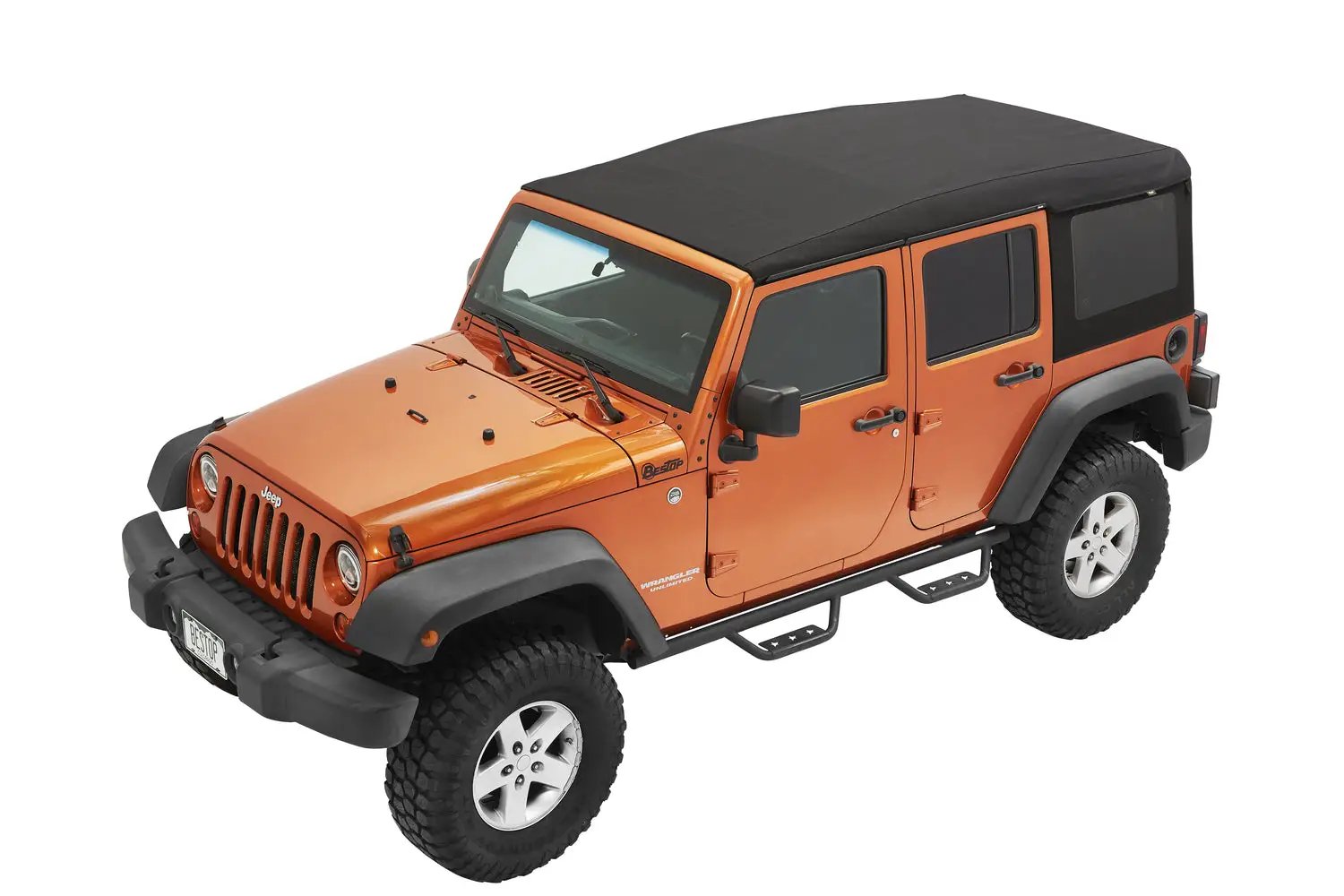 Supertop Ultra - Jeep '07-18 Wrangler JK 4-Door (Premium Black Twill) by Bestop