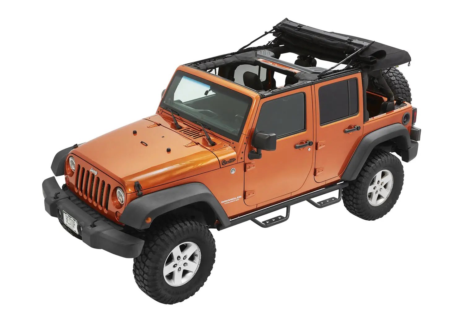 Supertop Ultra - Jeep '07-18 Wrangler JK 4-Door (Premium Black Twill) by Bestop