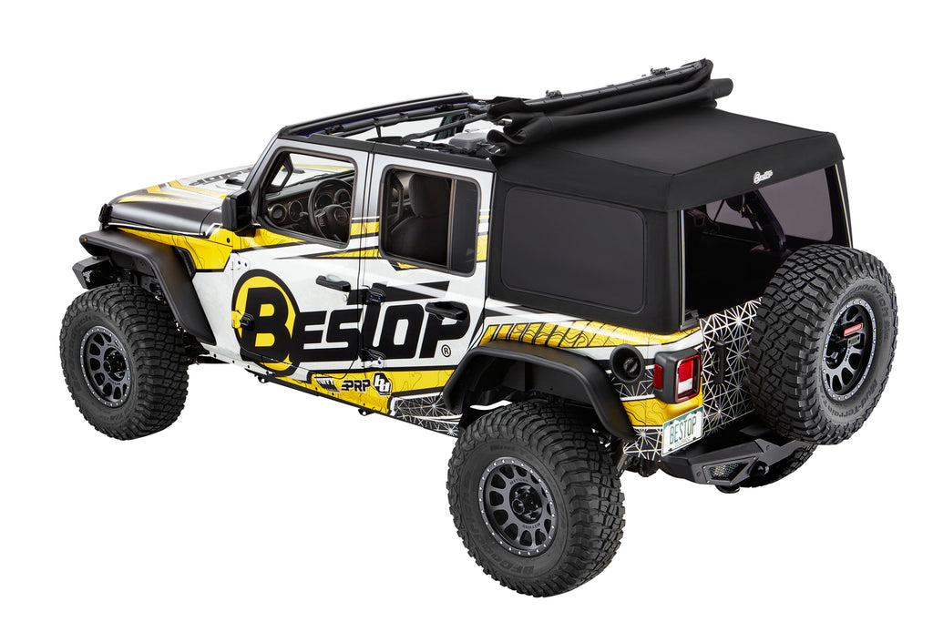Supertop Ultra - Jeep '18-26 Wrangler JL 4-Door (Premium Black Twill) by Bestop