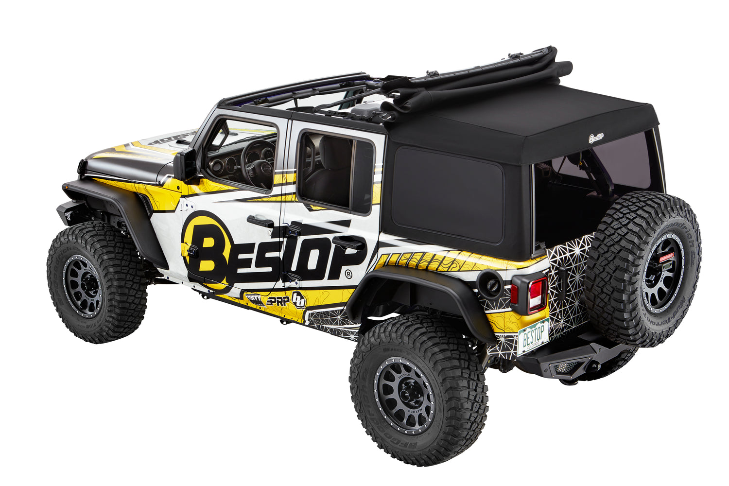 Supertop Ultra - Jeep '18-26 Wrangler JL 4-Door (Premium Black Twill) by Bestop