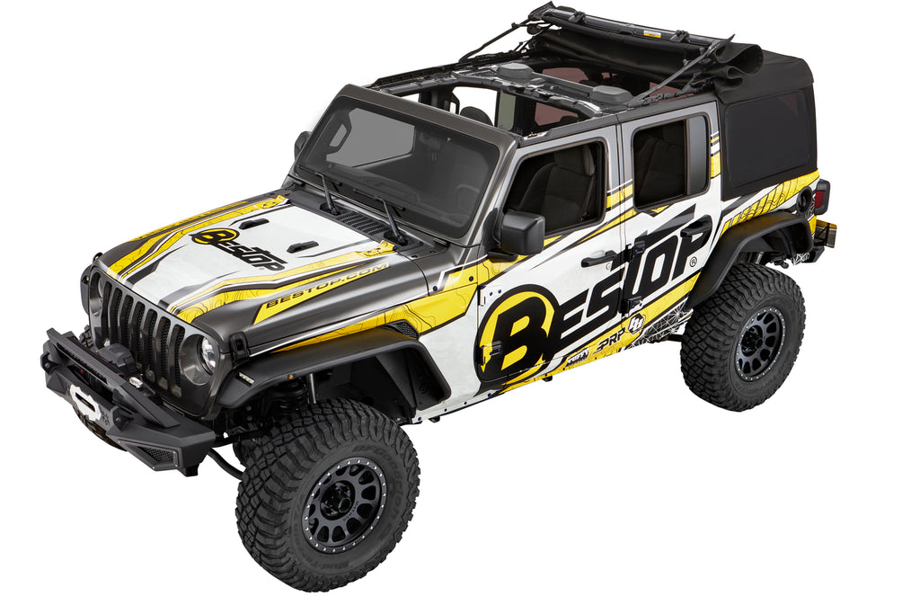 Supertop Ultra - Jeep '18-26 Wrangler JL 4-Door (Premium Black Twill) by Bestop