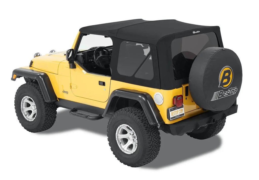 Supertop - Jeep '97-06 Wrangler TJ Exc. Unlimited (Premium Black Twill) by Bestop