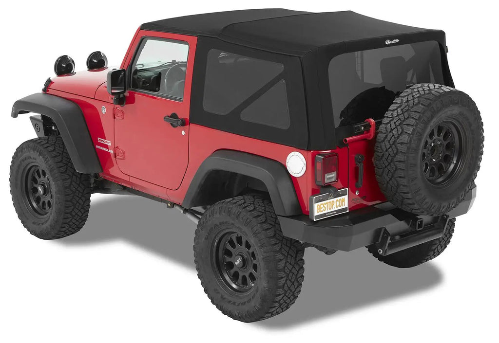 Supertop - Jeep '07-18 Wrangler JK 2-Door (Premium Black Twill) by Bestop
