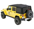 Supertop - Jeep '07-18 Wrangler JK 4-Door (Premium Black Twill) by Bestop