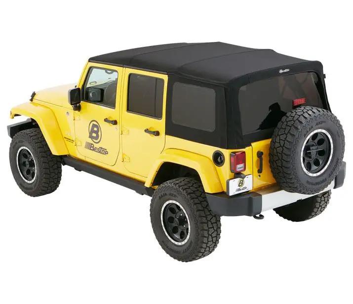 Supertop - Jeep '07-18 Wrangler JK 4-Door (Premium Black Twill) by Bestop