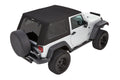 Trektop Pro - Jeep '07-18 Wrangler JK 2-Door (Premium Black Twill) by Bestop