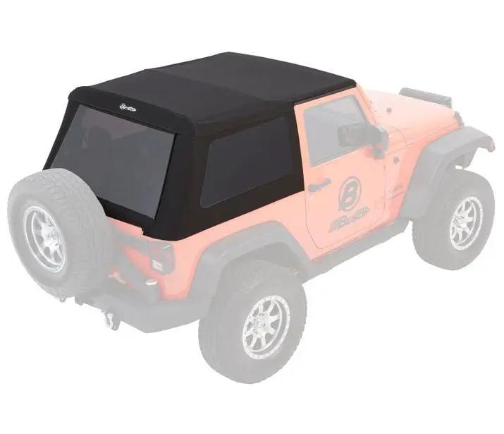 Trektop Glide - Jeep '07-18 Wrangler JK 2-Door (Black Diamond) by Bestop