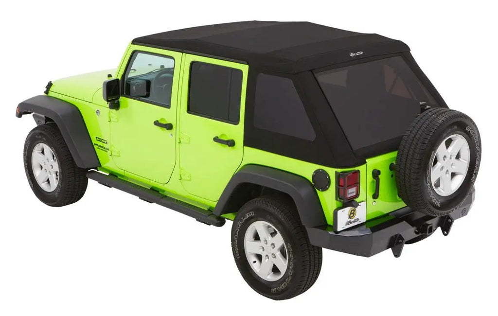 Trektop Glide - Jeep '07-18 Wrangler JK 4-Door (Black Diamond) by Bestop
