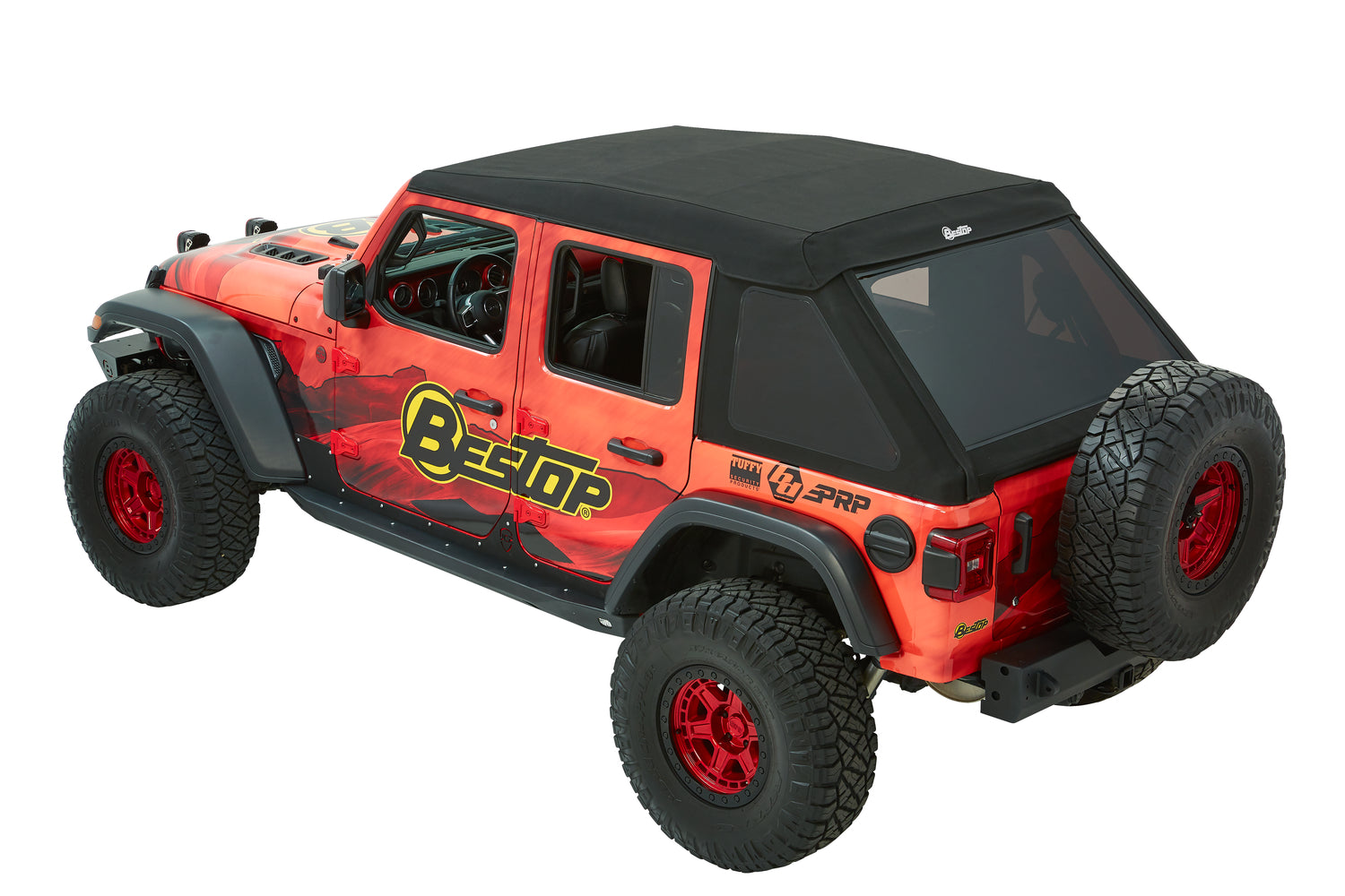 Trektop Ultra - Jeep '18-26 Wrangler JL 4-Door (Premium Black Twill) by Bestop