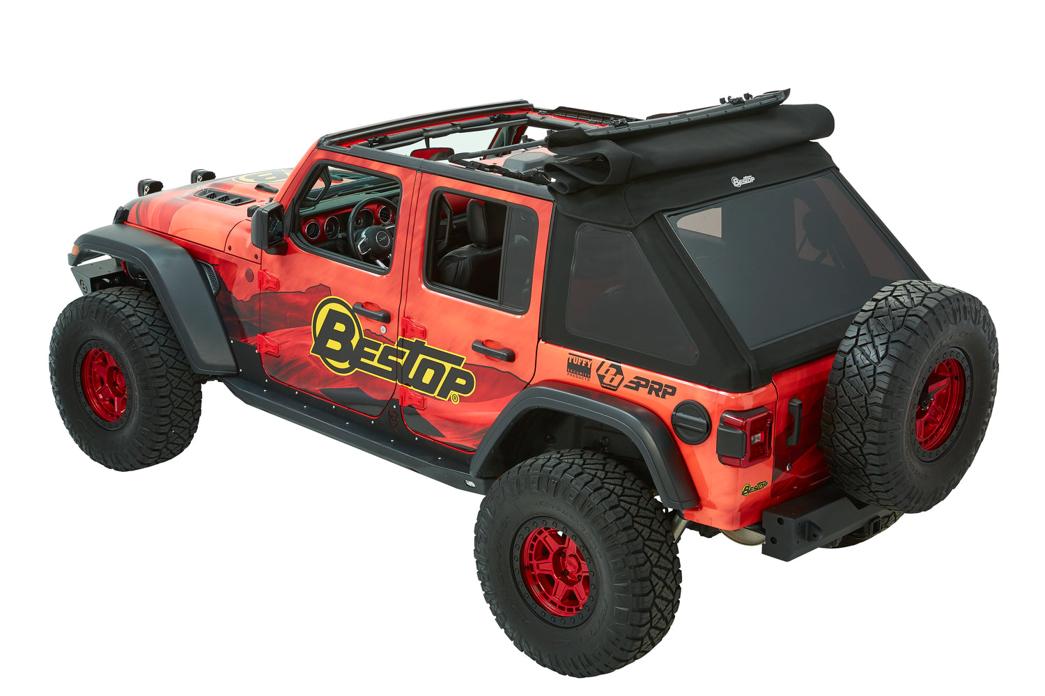 Trektop Ultra - Jeep '18-26 Wrangler JL 4-Door (Premium Black Twill) by Bestop