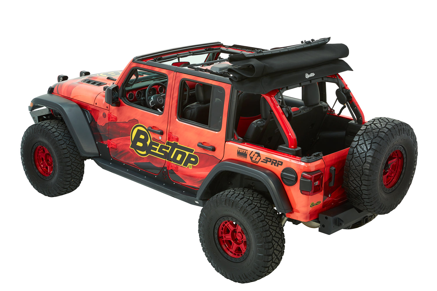 Trektop Ultra - Jeep '18-26 Wrangler JL 4-Door (Premium Black Twill) by Bestop