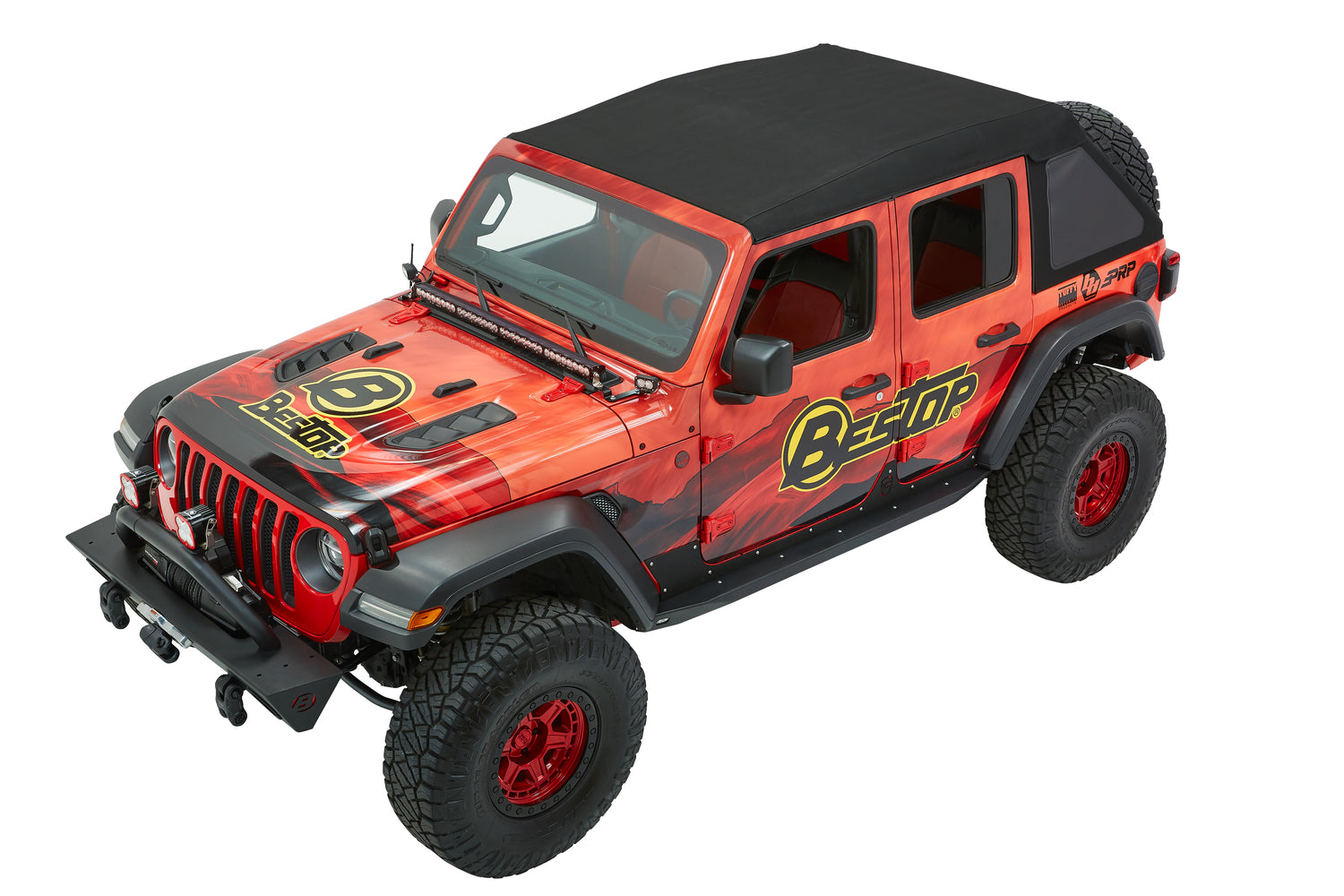 Trektop Ultra - Jeep '18-26 Wrangler JL 4-Door (Premium Black Twill) by Bestop