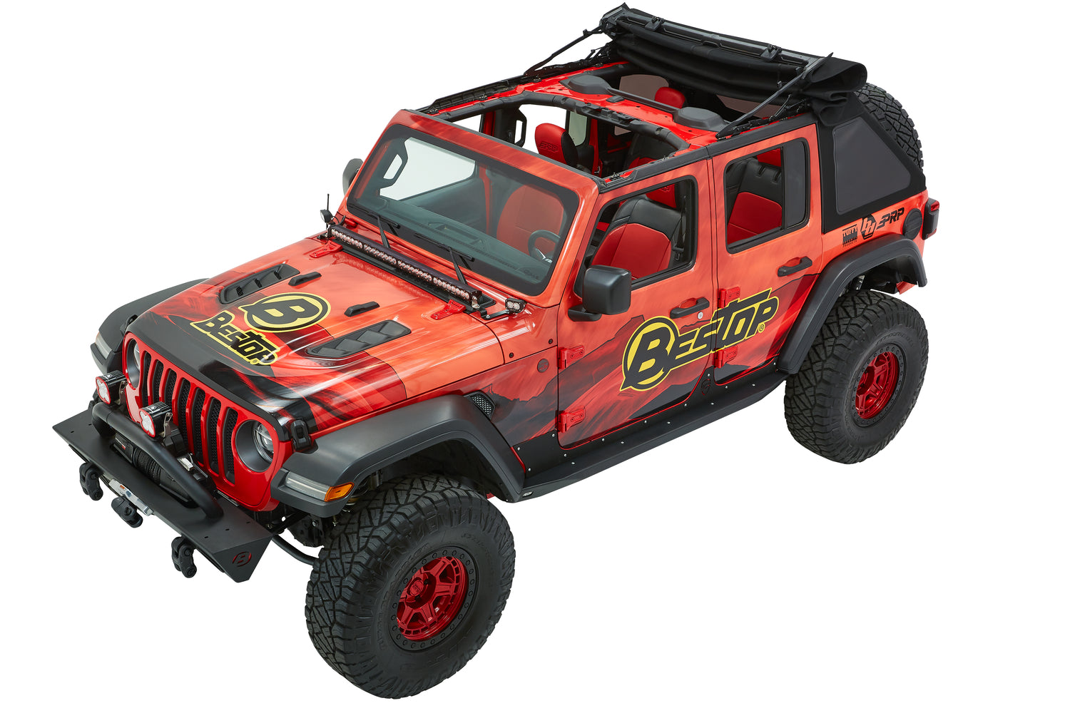 Trektop Ultra - Jeep '18-26 Wrangler JL 4-Door (Premium Black Twill) by Bestop