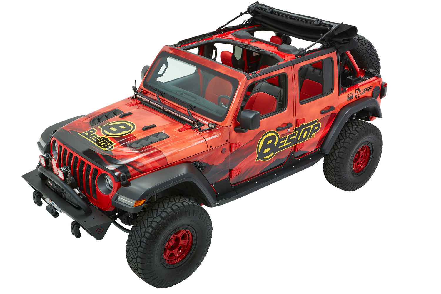 Trektop Ultra - Jeep '18-26 Wrangler JL 4-Door (Premium Black Twill) by Bestop