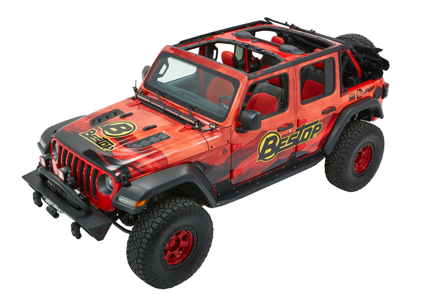 Trektop Ultra - Jeep '18-26 Wrangler JL 4-Door (Premium Black Twill) by Bestop