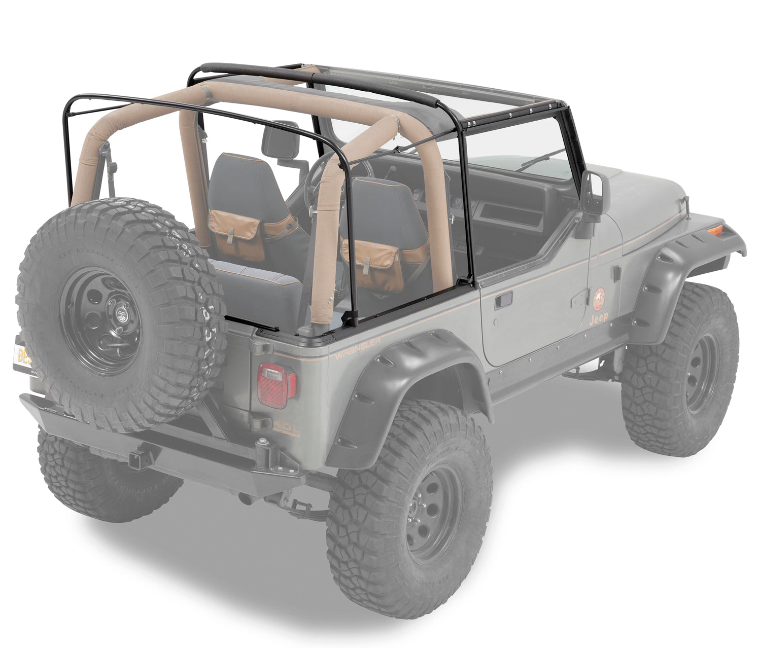 Bow & Frame Hardware Kit - Jeep '88-95 Wrangler YJ (Factory Style Replacement) by Bestop