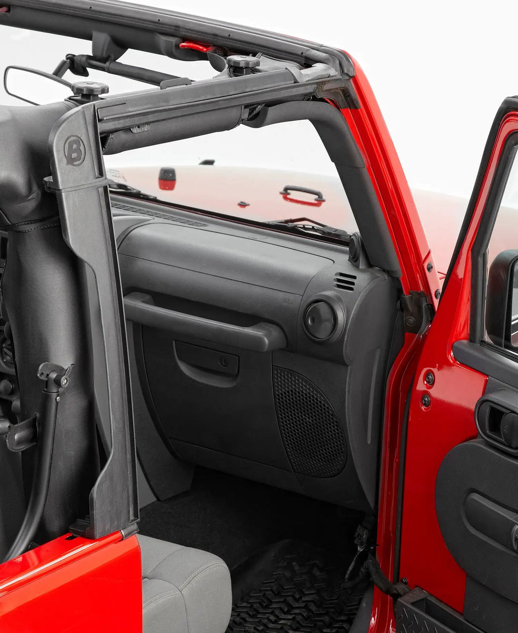 Door Surrounds - Jeep '07-18 Wrangler JK 2-Door (Set of 2) by Bestop