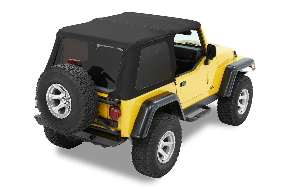 Trektop - Jeep '97-06 Wrangler TJ Exc. Unlimited (Black Diamond) by Bestop