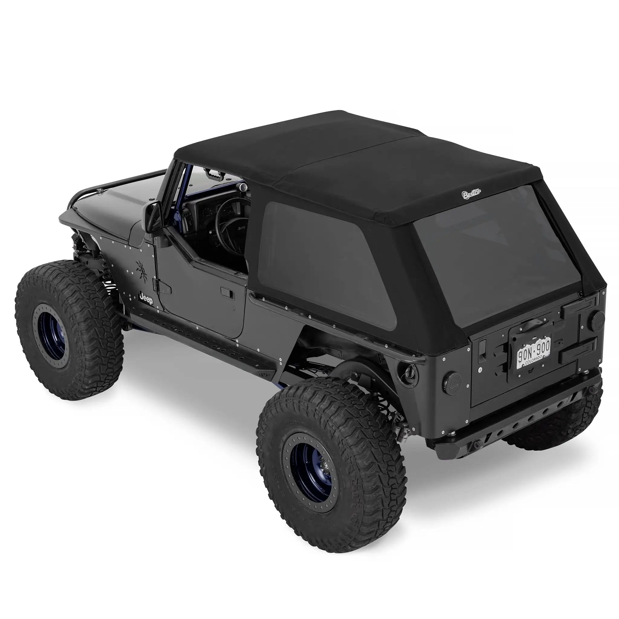 Trektop - Jeep '04-06 Wrangler TJ Unlimited (Premium Black Twill) by Bestop