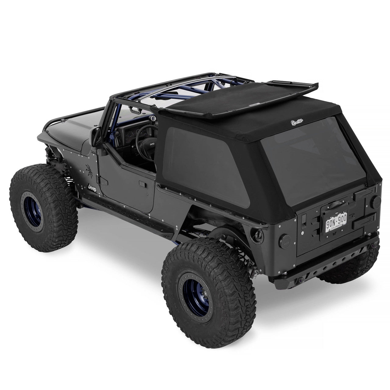 Trektop - Jeep '04-06 Wrangler TJ Unlimited (Premium Black Twill) by Bestop