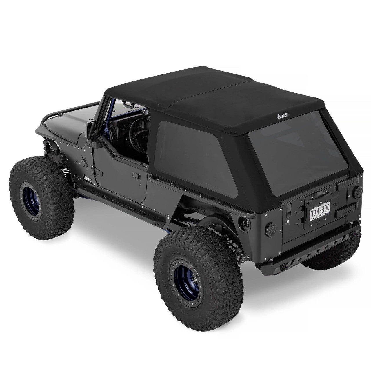 Trektop - Jeep '04-06 Wrangler TJ Unlimited (Premium Black Twill) by Bestop