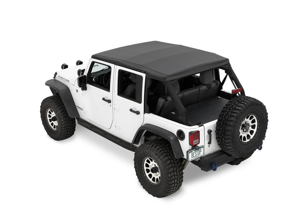 Ascent - Jeep '07-18 Wrangler JK 4-Door (Black Diamond) by Bestop