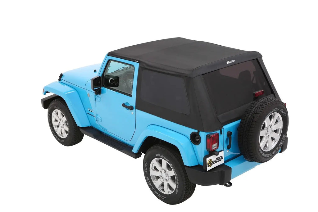 Trektop - Jeep '07-18 Wrangler JK 2-Door (Black Diamond) by Bestop