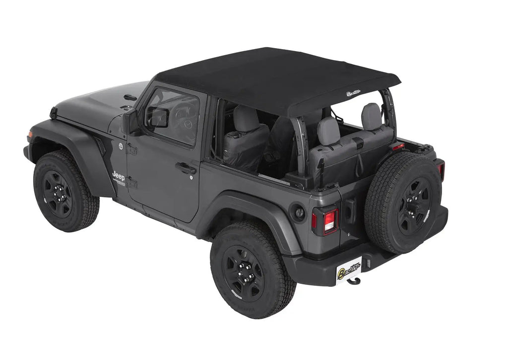 Trektop - Jeep '18-26 Wrangler JL 2-Door (Premium Black Twill) by Bestop