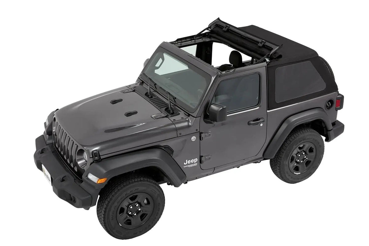 Trektop - Jeep '18-26 Wrangler JL 2-Door (Premium Black Twill) by Bestop