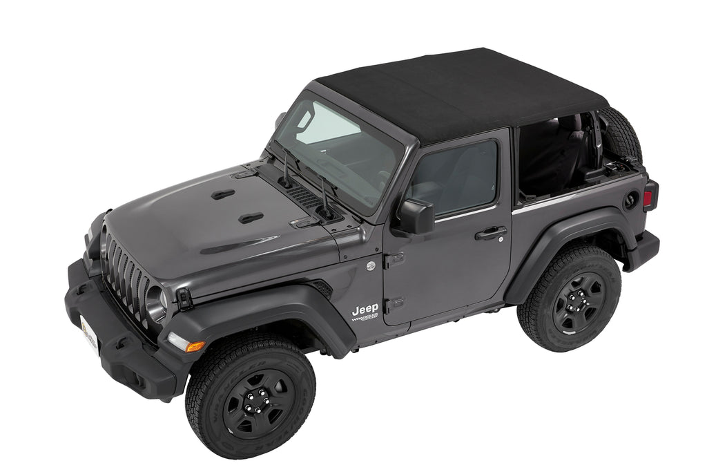 Trektop - Jeep '18-26 Wrangler JL 2-Door (Premium Black Twill) by Bestop