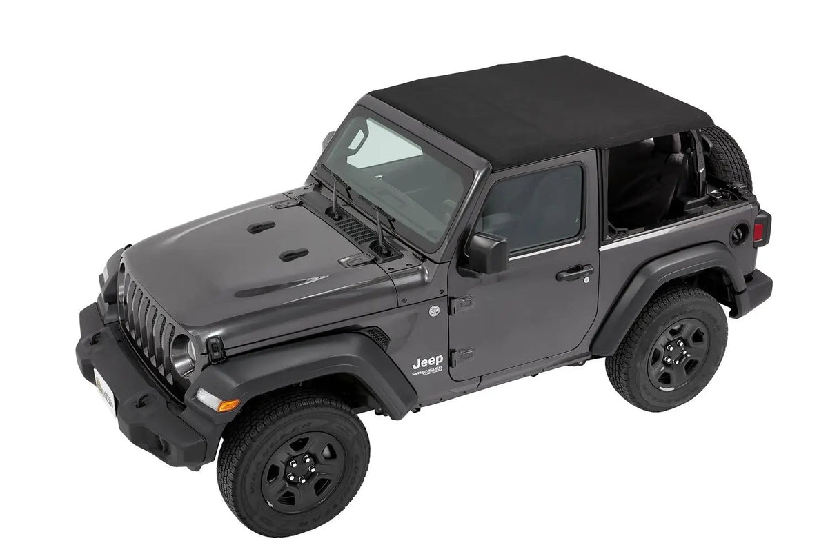 Trektop - Jeep '18-26 Wrangler JL 2-Door (Premium Black Twill) by Bestop