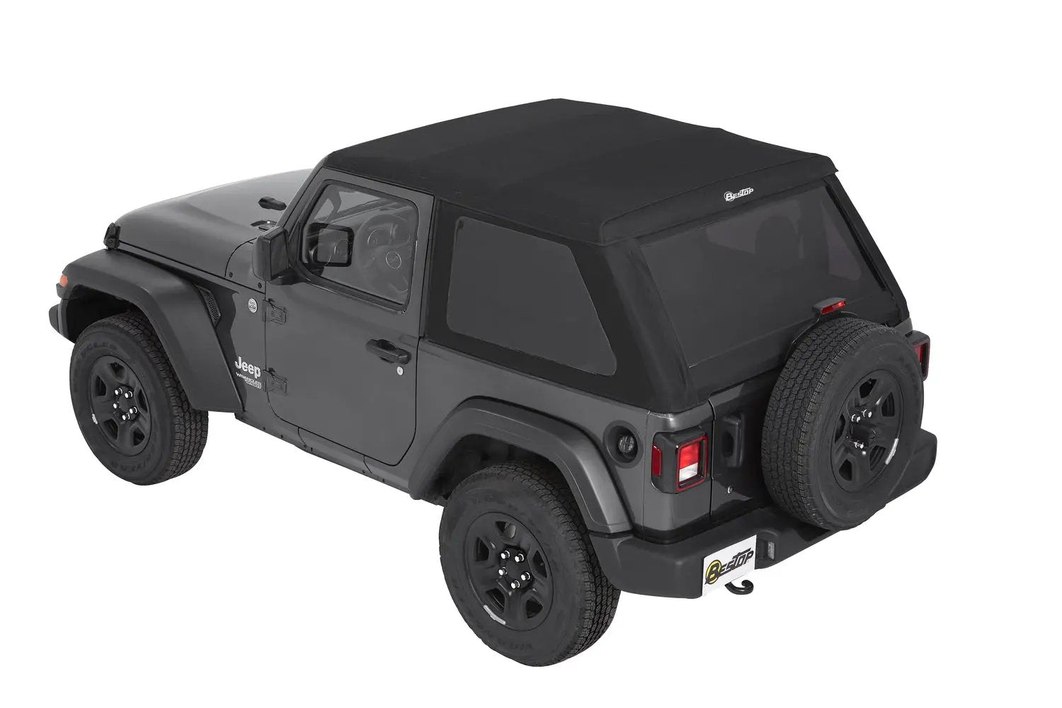 Trektop - Jeep '18-26 Wrangler JL 2-Door (Black Diamond) by Bestop