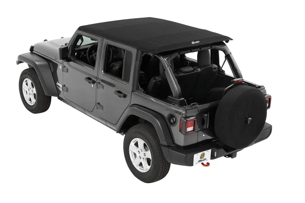 Trektop - Jeep '18-26 Wrangler JL 4-Door (Premium Black Twill) by Bestop