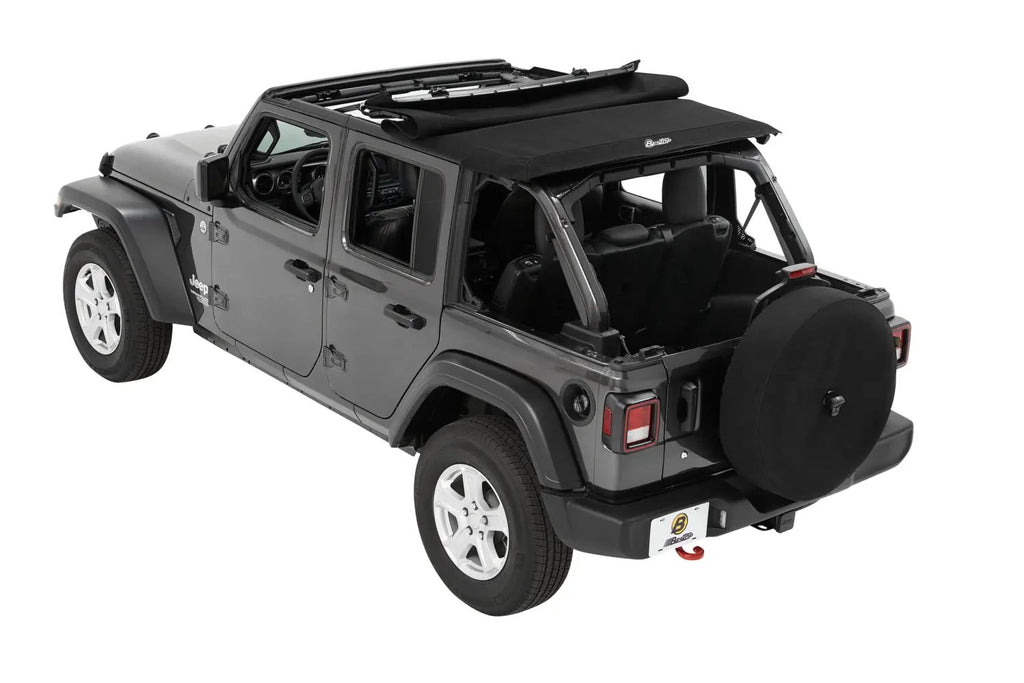 Trektop - Jeep '18-26 Wrangler JL 4-Door (Premium Black Twill) by Bestop